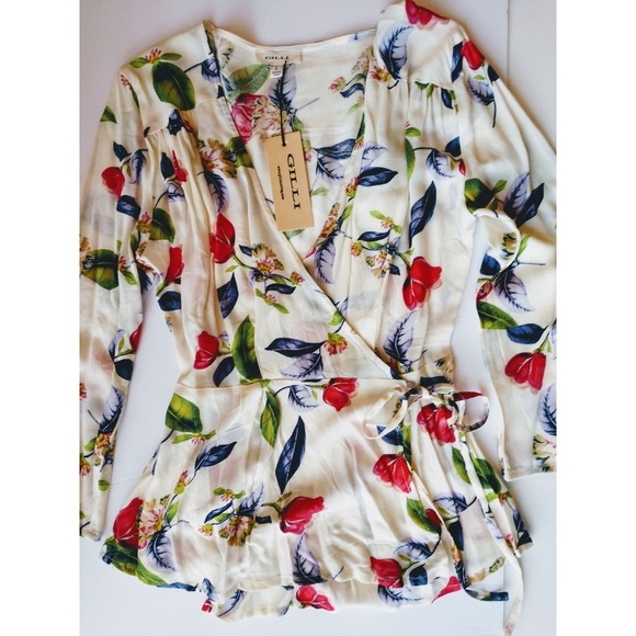 Gilli Tops - Spring Time Floral Blouse